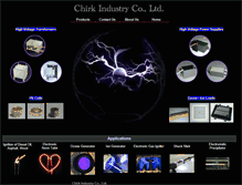Tablet Screenshot of chirkindustry.com